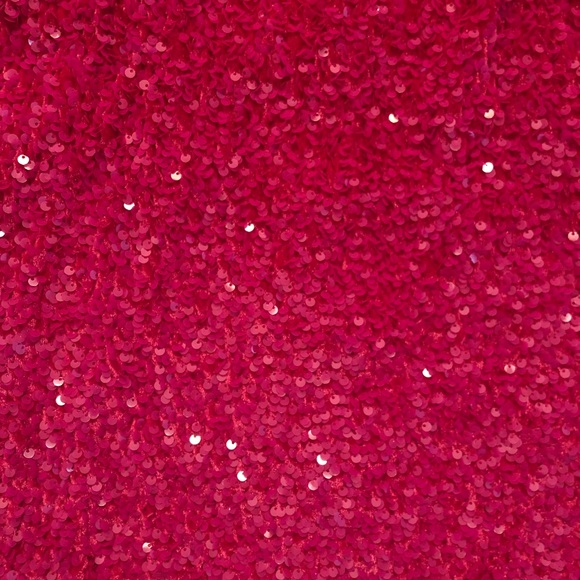 One shoulder pink sequin dress NEVER WORN - Picture 5 of 6